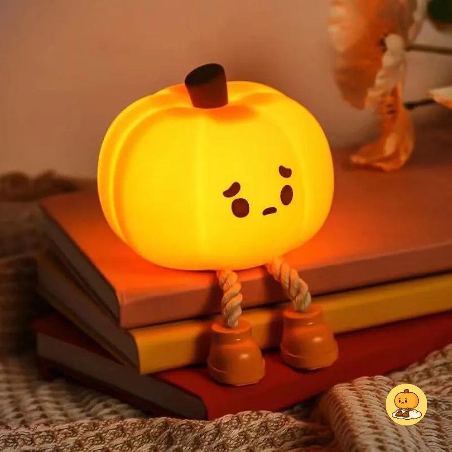 SpookyLamp: Lámpara Calabaza de Silicona